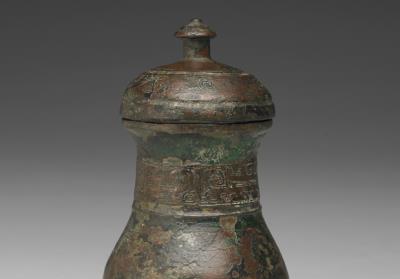 图片[2]-Zhi wine vessel with inscription “Ya chou”, late Shang period, c.12th-11th century BCE-China Archive